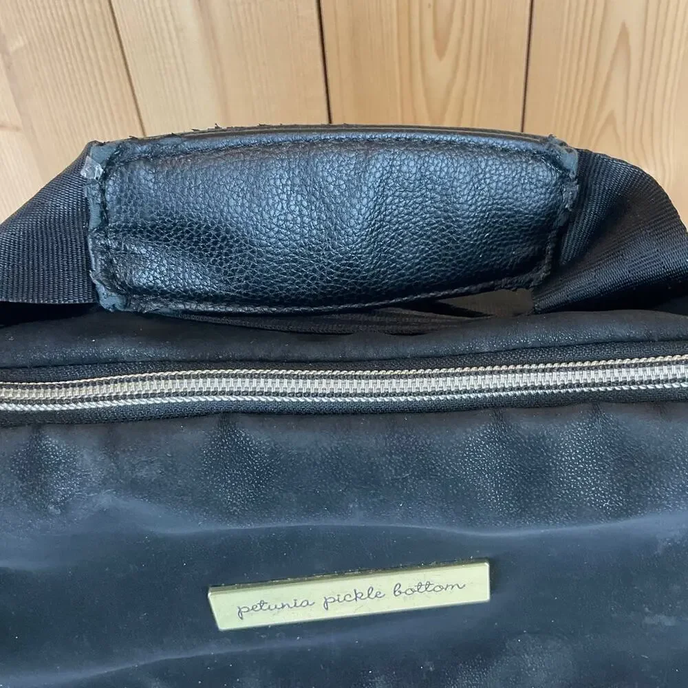 Petunia Pickle Bottom Diaper Bag/Backpack, Black